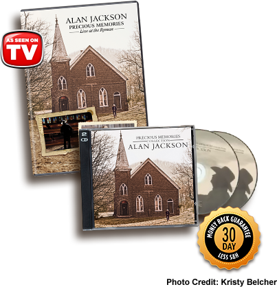 DVD and 2 CD Alan Jackson Precious Memories Collection